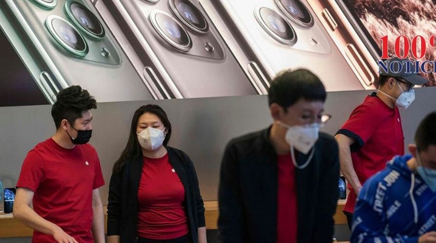 Apple cerrará todas las tiendas de China continental debido a un brote de virus