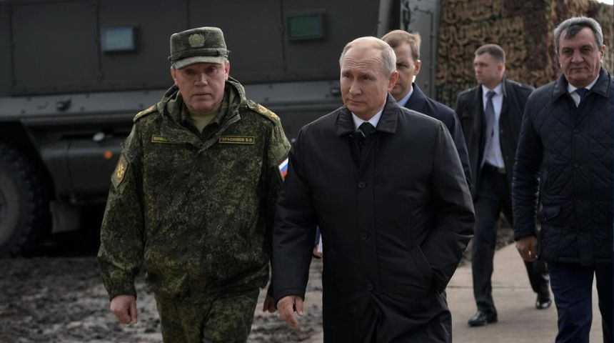 valery gerasimov vladimir putin rusia