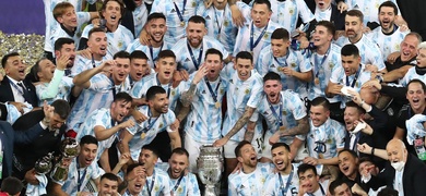 argentina celebra copa america