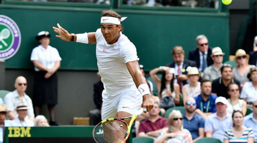 Nadal gana y se mete en cuartos de final de Wimbledon