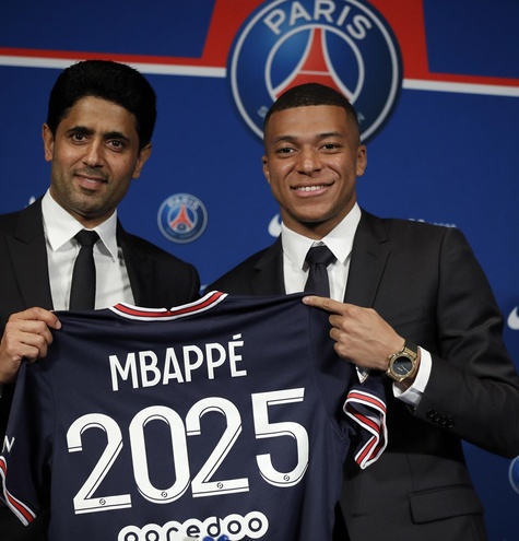 mbappe junto president psg