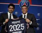 mbappe junto president psg