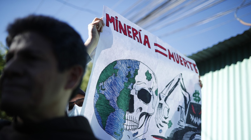 el salvador manifestacion contra mineria