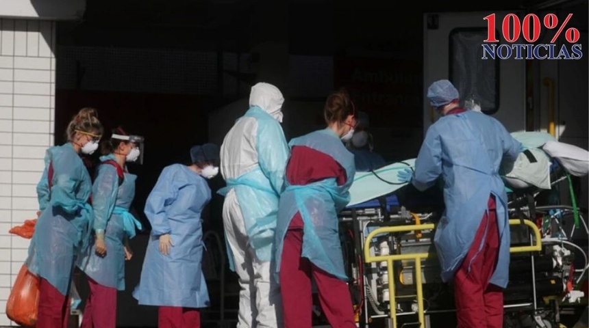 El Reino Unido reportó 828 nuevas muertes por coronavirus en hospitales y el total del país superó los 17 mil