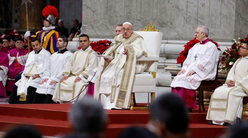 papa francisco mensaje navidad misa