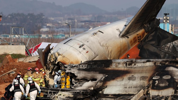 restos avion Jeju Air