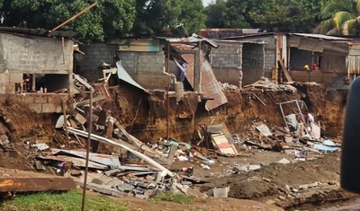 apoyo familias damnificadas cauce el paraisito lluvias managua