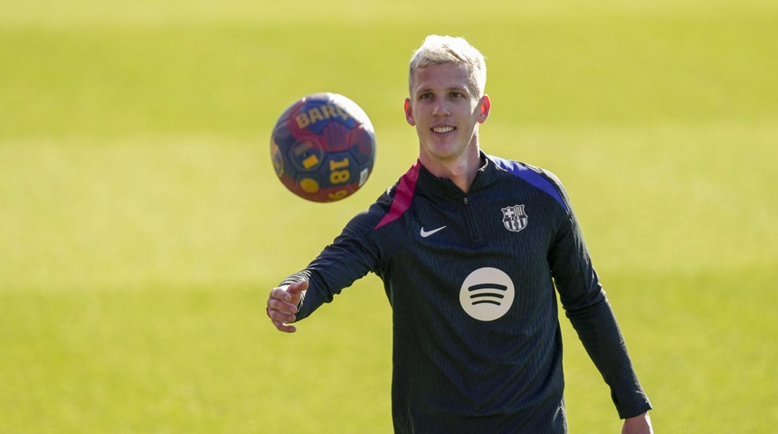 dani olmo entrenamiento barcelona