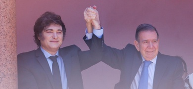 presidente argentina junto lider venezolano