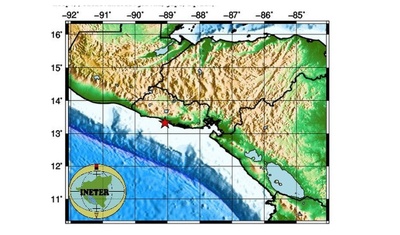 sismo epicentro el salvador