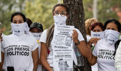 protesta familia presos politicos venezuela