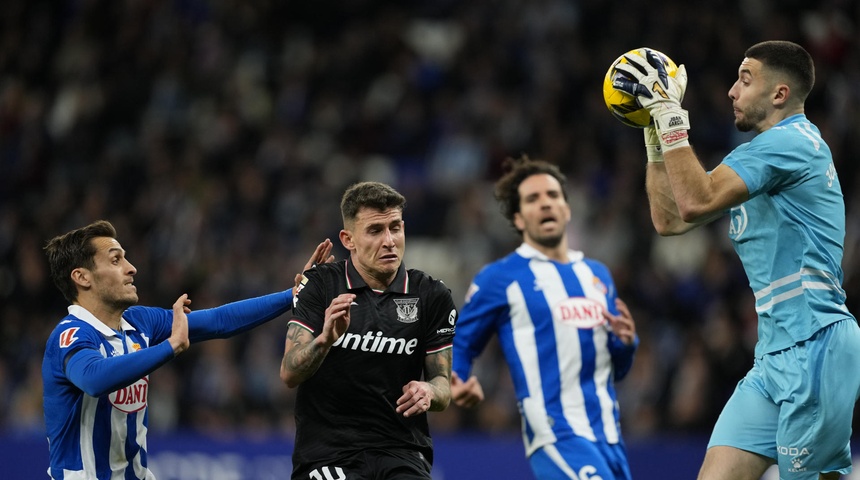 partido de LaLiga entre el espanyol y el leganes