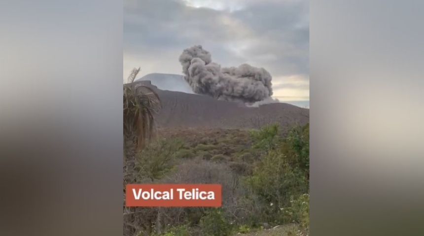 erupciones volcán telica león nicaragua