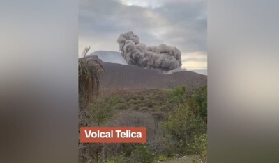 erupciones volcán telica león nicaragua