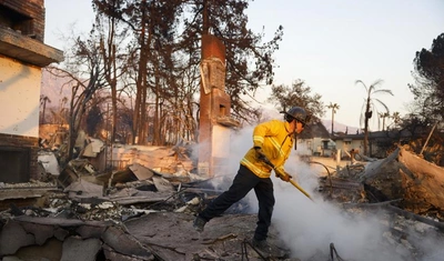 incendios casas altadena california eeuu