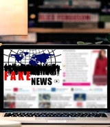 computadora medios fake news