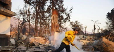 incendios casas altadena california eeuu