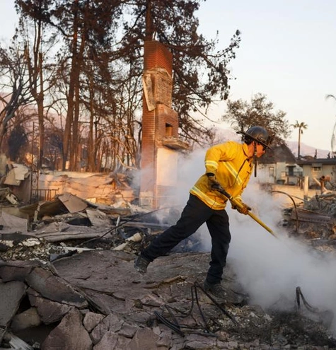 incendios casas altadena california eeuu