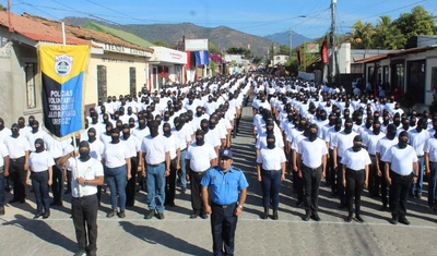 juramentacion policía voluntaria ocotal nueva segovia