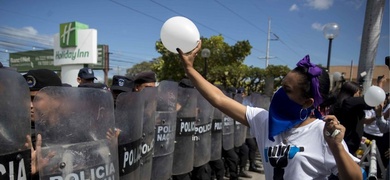 policias nicaragua globo protesta efe