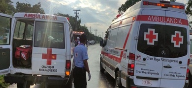 ambulancias cruz roja nicaraguense