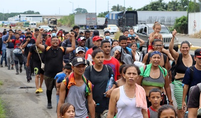 caravana migrantes mexico fortera eeuu