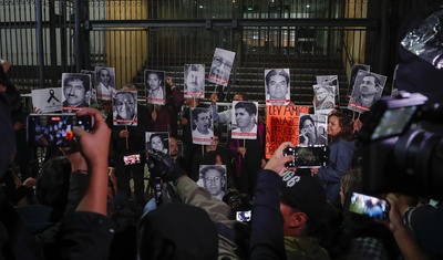periodistas protestan secretaria gobernacion mexico