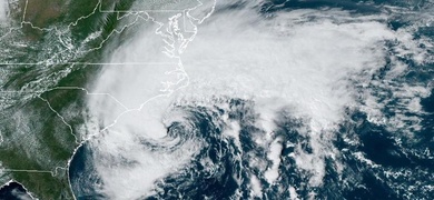 tormenta ophelia oceano atlantico