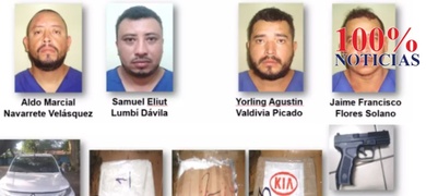 policía ocupa cocaína en managua