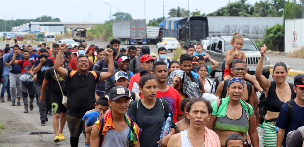 caravana migrantes mexico fortera eeuu