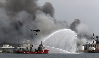 incendio en cuba