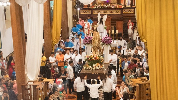 procesion cristo resucitado nicaragua