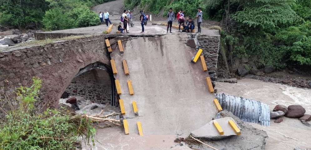 puente colapsa en Estelí lluvias