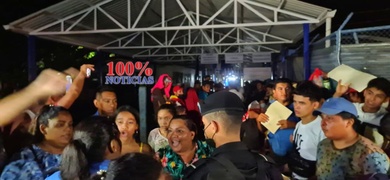 filas nocturnas migracion extranjeria managua
