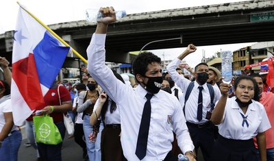 protestas en ciudad de panama