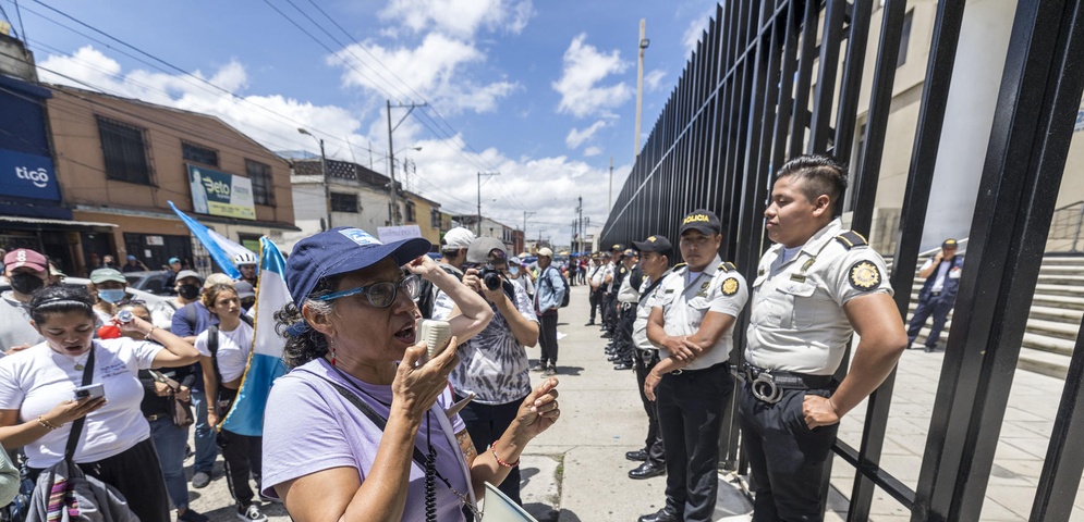 guatemaltecos manifestaciones contra ministerio publico