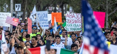 manifestaciones contra ley inmigrantes florida