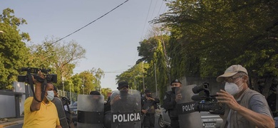 represión estatal contra periodistas en nicaragua