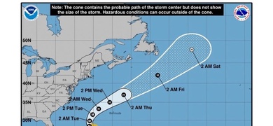 primer huracan franklin temporada ciclonica atlantico