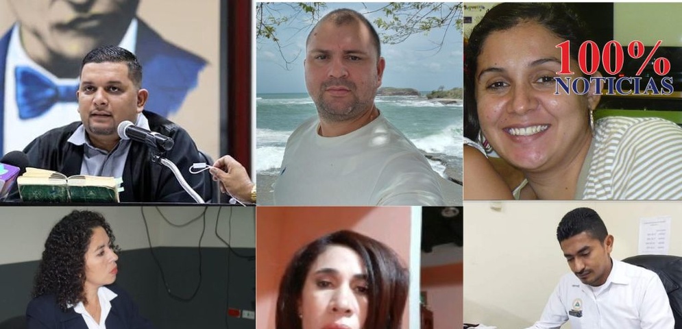 jueces en juicio presos politicos nicaragua