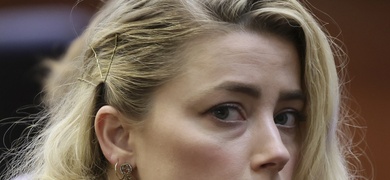 Amber Heard esperando la sentencia del su juicio con Johnny Depp.
