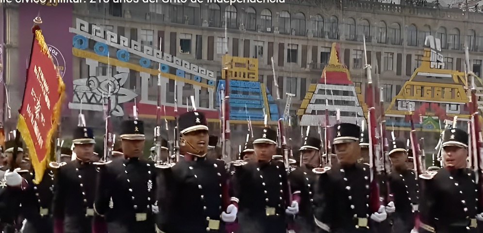 ejercito de rusia y nicaragua en desfile de independencia mexico