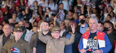 raul castro y miguel diaz parlamento cuba