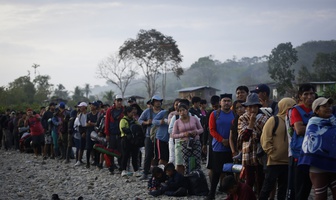 migrantes en la selva del darien
