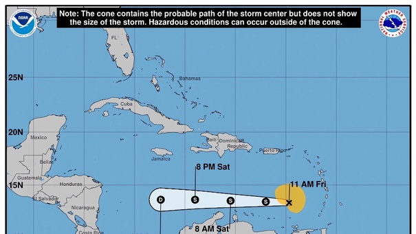 tormenta tropical bret caribe