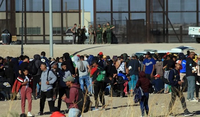 migrantes cruzaron el río bravo
