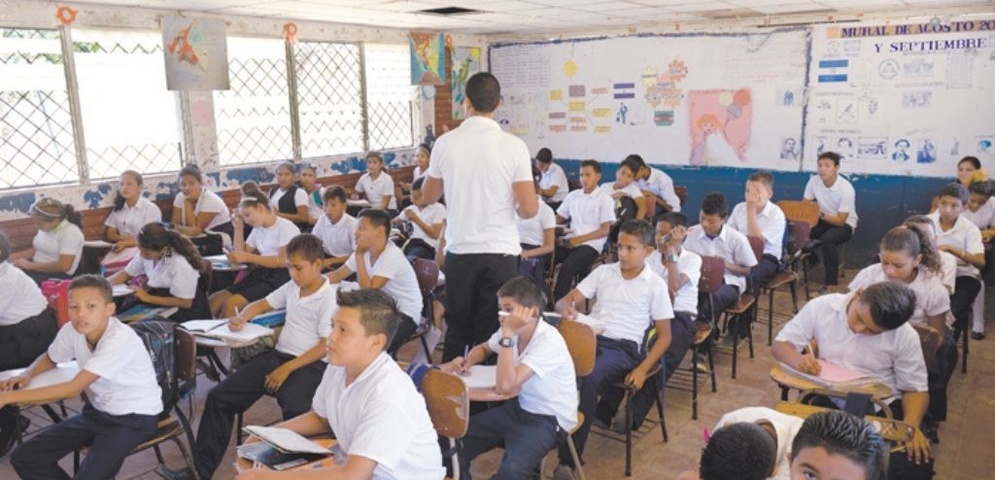 aulas clases alumnos nicaragua