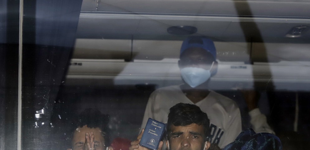 migrantes hacinados mexico