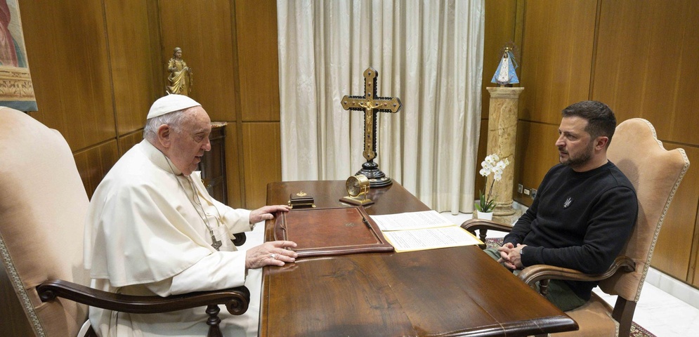 conversacion entre papa francisco zelenski