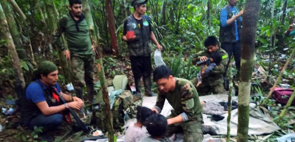 ninos perdidos selva colombia